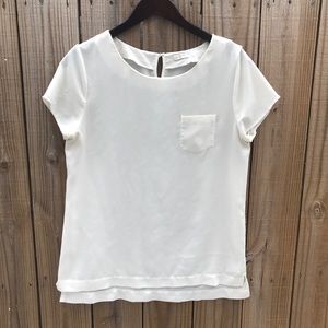 J. Crew Cream Blouse